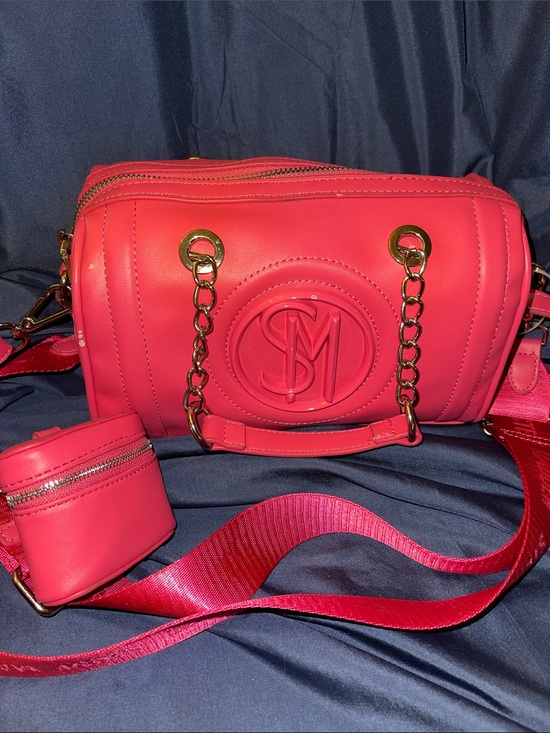 Steve Madden Handbags - Steve Madden Bnyra in Flash Pink with Silver Hardware Crossbody Bag